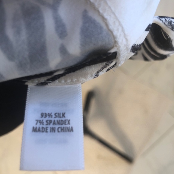 Luxury Designer Silk St John Classic Top - Picture 5 of 5